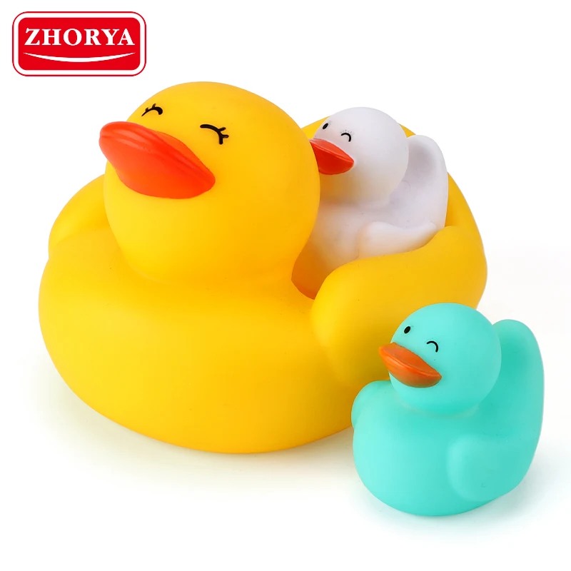 Zhorya Pato De Goma Ducks Bulk Mini Yellow Custom Inch White Purple Bath  Toy Small Blue Rubber Duck