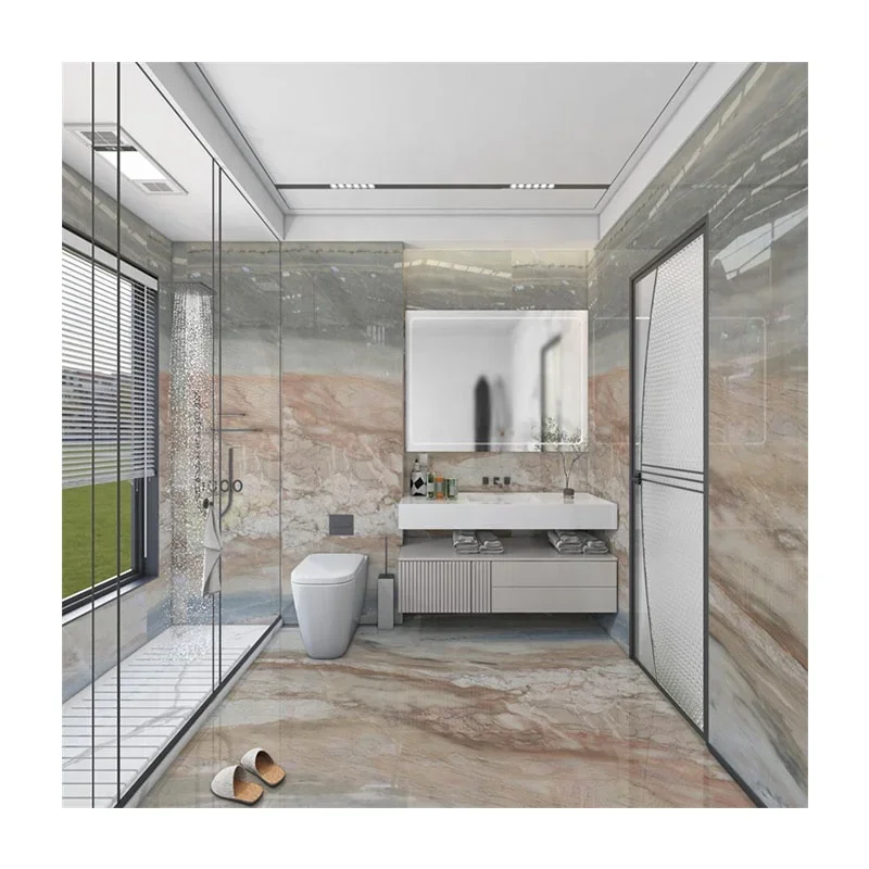 Polishing Transport  Multicolour Onyx Slab And Tiles Green Blue Floor And Wall Tile Bathroom Blue Onyx Wall Tiles