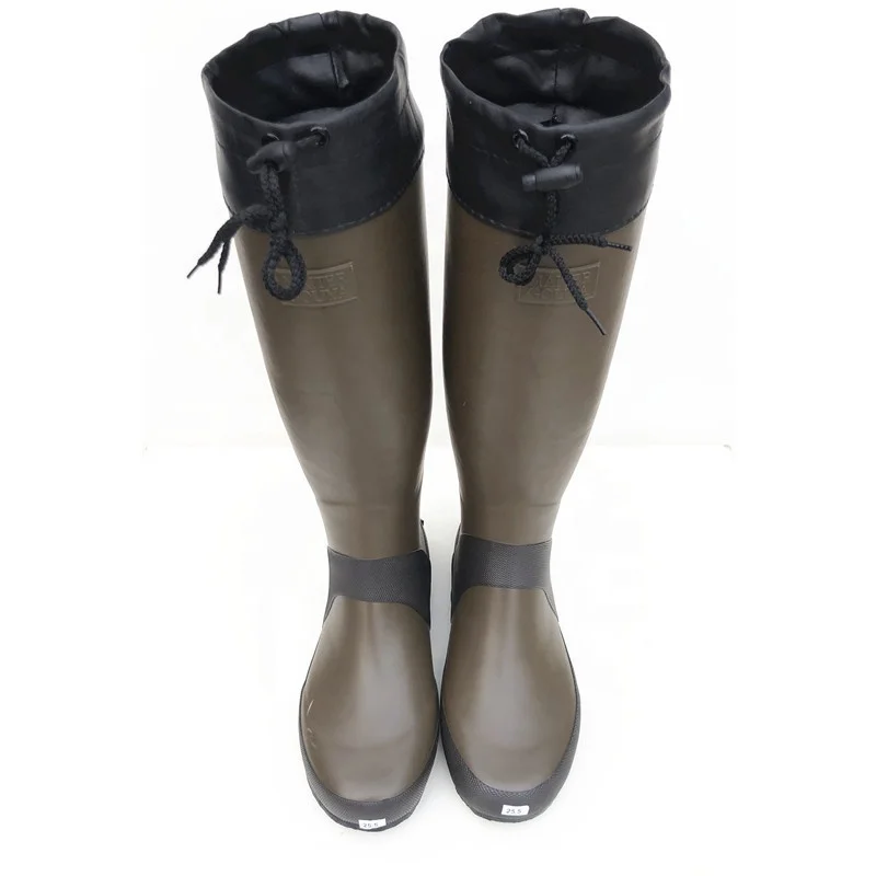 Lightweight Waterproof Rubber Knee-High Rain Boots for Men Women