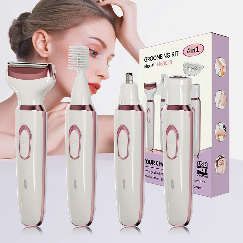 USB Charging Women's Home Foil Electric Shaver Painless Lady Shaver with New Model for Household and Car Use