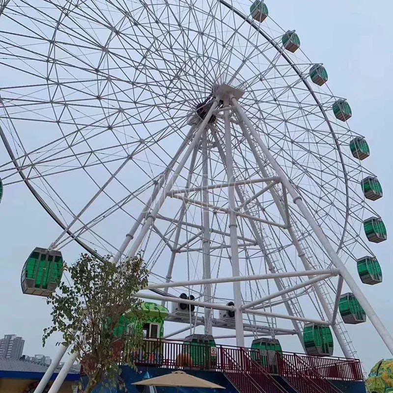 国産好評 観覧車屋外遊園地アルミキャビン42m - Buy 42m Ferris Wheel