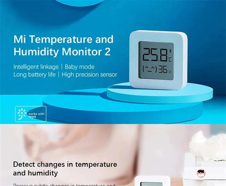 Mi temperature and humidity monitor 2 подключение