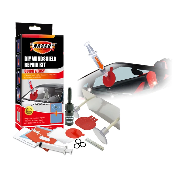 DIY Windshield Repair Kit Assy. Auto Glass Repair - China Windshield Repair,  Car Glass