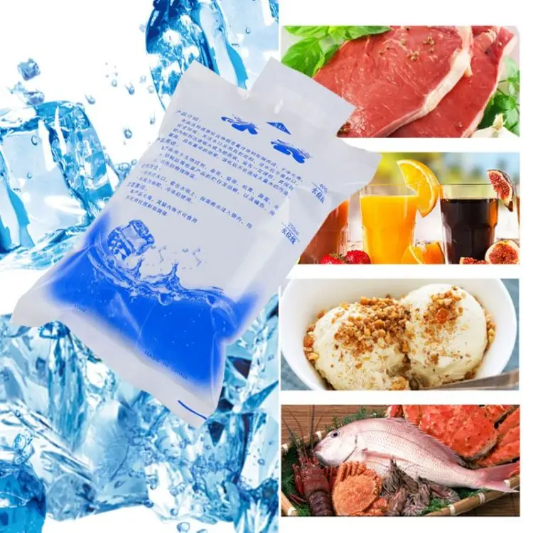 1 reusable gel ice pack insulated dry cold ice pack gel cooling bag food  fresh food ice pack lunch box food canned wine medical