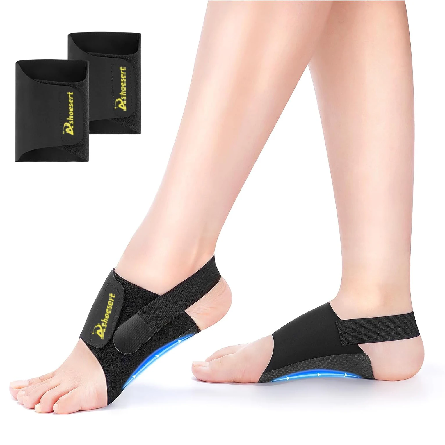 Arch Support Braces for Flat Feet and Fallen Arches, Plantar