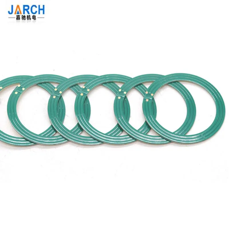 Thin electrics 2 wire circuits 2A 20A pan cake 50mm hole size slip rings of pancake