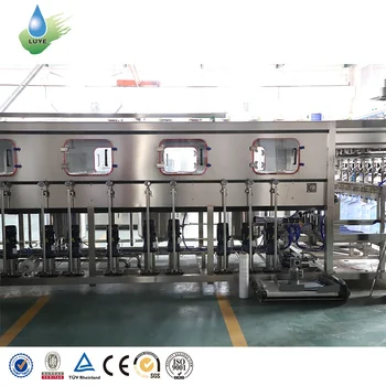 Automatic 20L 3 Gallon Bottle Washing Mineral Pure Water Making Equipment / Drinking 5 Gallon Water Filling Machine