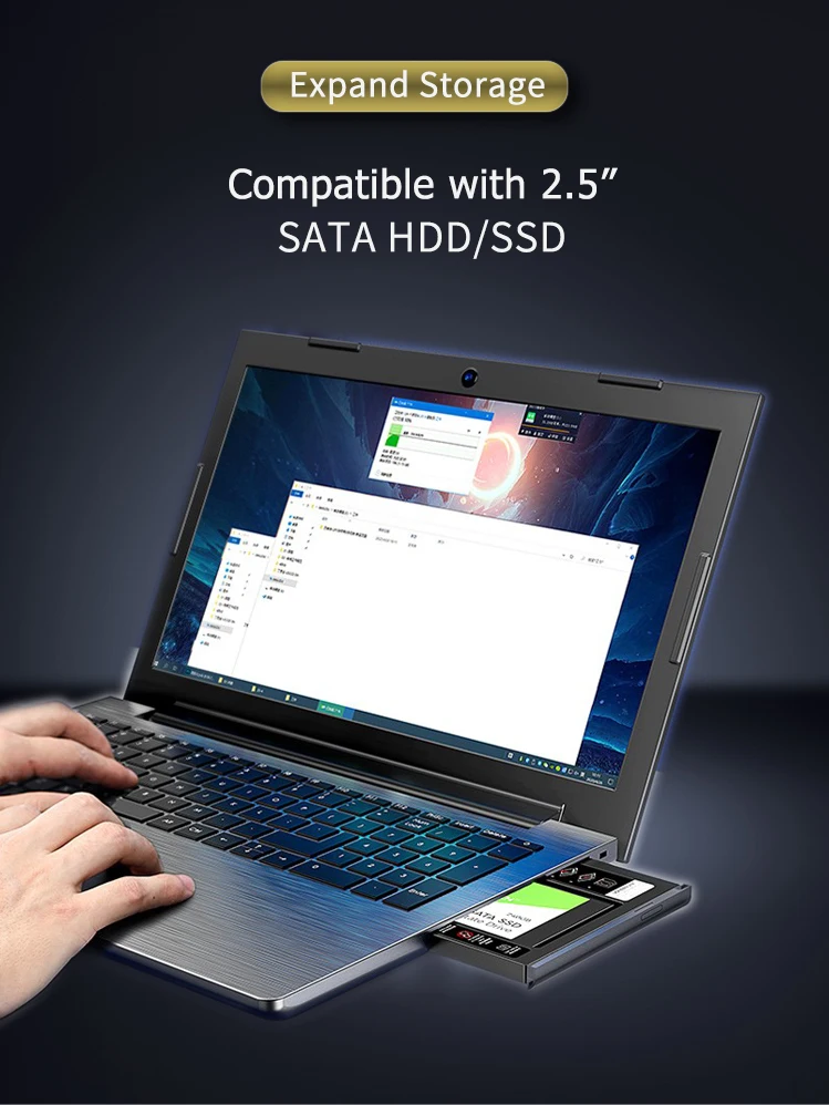 Universal Laptop Series Hard Driver Caddy Support