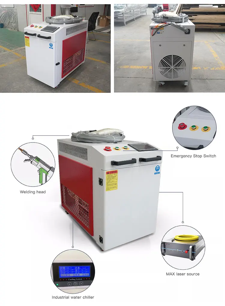 Handheld laser welding machine 4 in 1 multifunctional small machine cutting welding rust removal cleaning welding factory