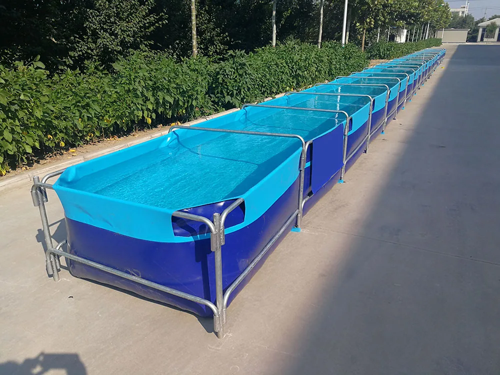 Plastic Fish Pond Pvc Foldable Flexible Soft Fish Farming Tanks Fish
