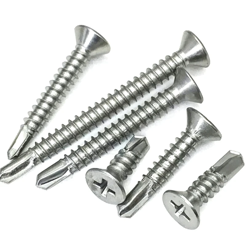 19mm Self-Tapping Stainless Steel Screws SS 316 & 304 Zinc Plated Finish to Metric & Inch Measurement Systems Din Standard