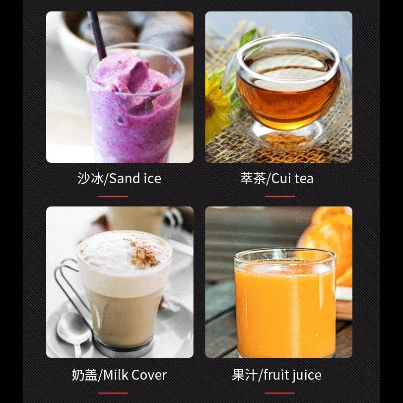 Высококачественный многофункциональный коммерческий блендер 2 л, 1800 Вт, высокоскоростная соковыжималка, блендер с низким уровнем шума, промышленный блендер