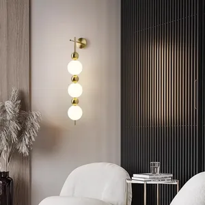 Nordic Modern Minimalist LED Wall Lamp Designer Lighting for Living Room Sofa Bedroom Bedside Hotel Villa Background Wall