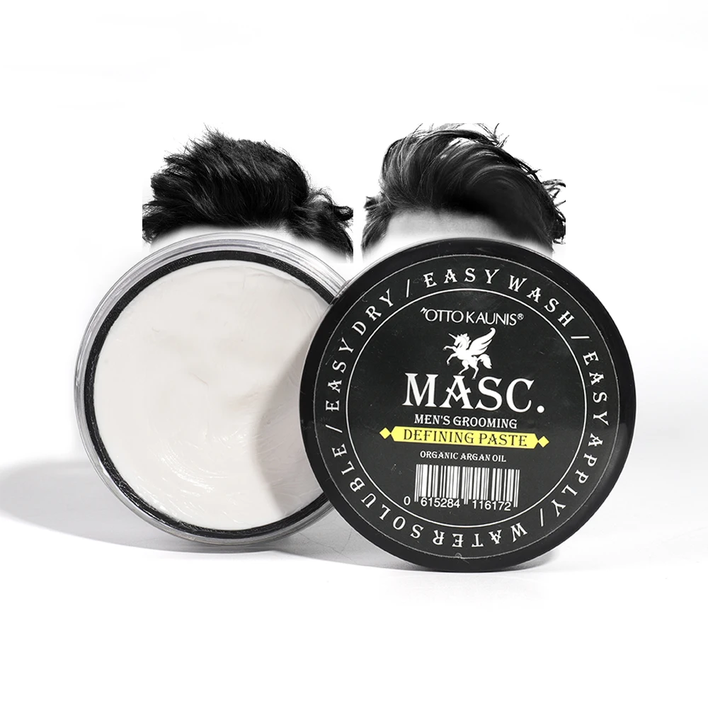 Customizable Private Label Mens Matte Clay Texturizing Natural Hair Wax Pomade Styling Paste