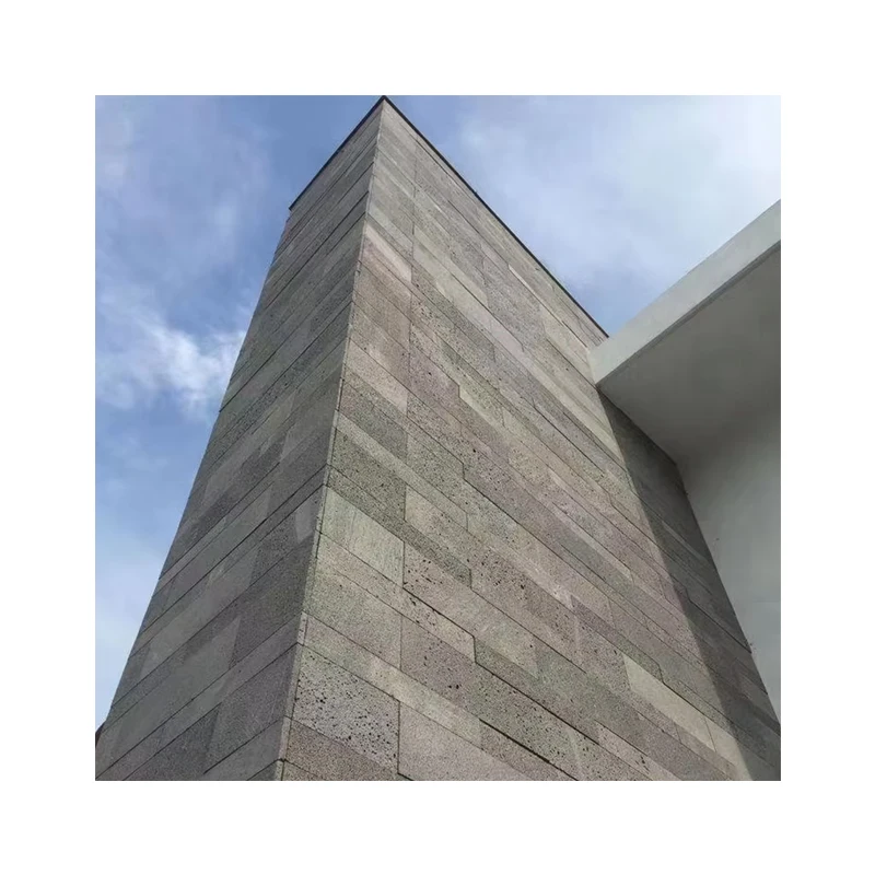 Tabiiy Basalt ashti narxi, divar paneli, vulkanik plitka pletka, lavali asht faasad uchun