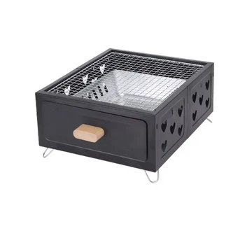 Small and Portable Charcoal Bbq Grills for 3-5 People for Outdoor Camping