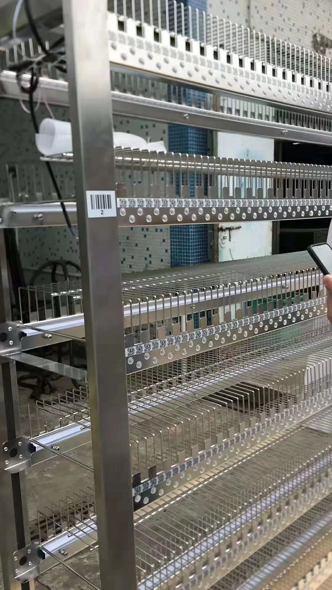 7 Tier Smart Rack with QR Code for SMT SMD Reel Components