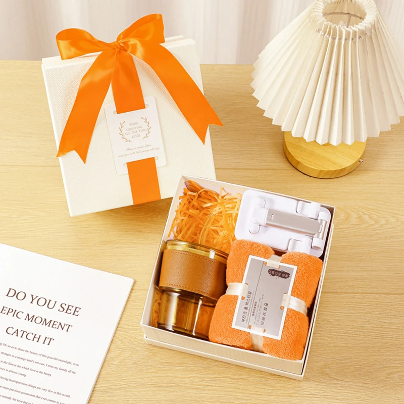 SY974 in Umbrella Flask Cup Towel Corporate Gift Set