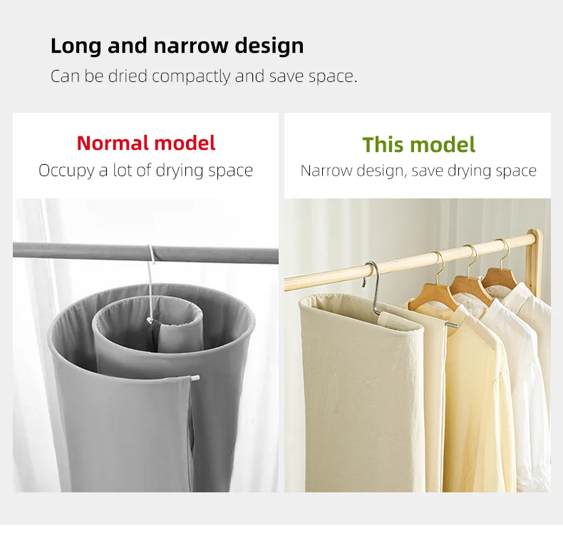 Produktbild von Hvjwfu Spiral Shaped Stainless Steel Drying Rack For Bed Sheets