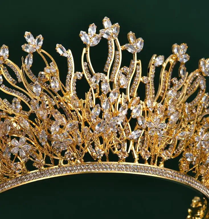 Korean Luxury Baroque Super Fairy Dress Wedding Bride Zircon Age