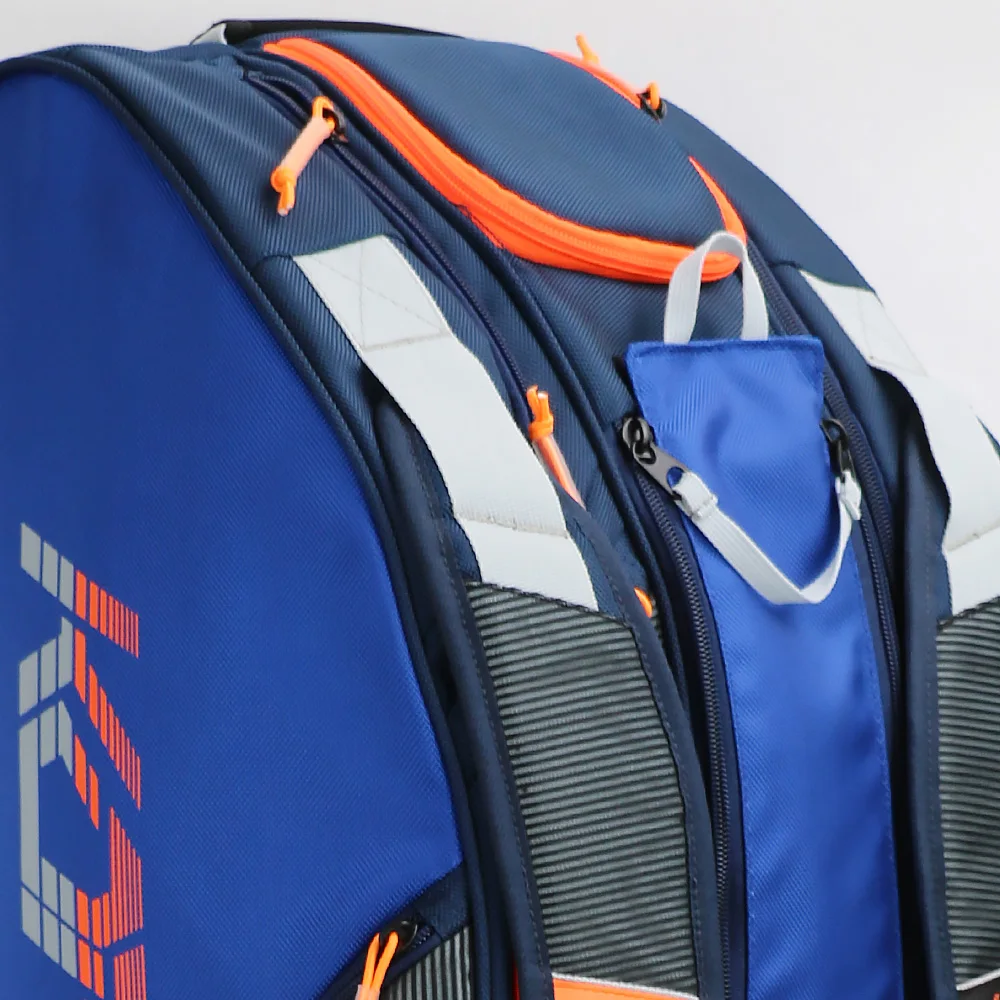 Kopbags Custom Logo Tennis Racket and Shoes Bag Wholesale Fashion Sports Bag for Pickleball and Padel with Compartment details