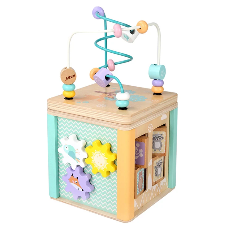 Wooden Educational Multifunctional Play Box Toy for Kids 18m+ 