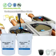 2.5W/M.K Two Components Thermal Conductive Potting Compound Adhesive Silicone AB Glue Thermal Interface Oil Compounds
