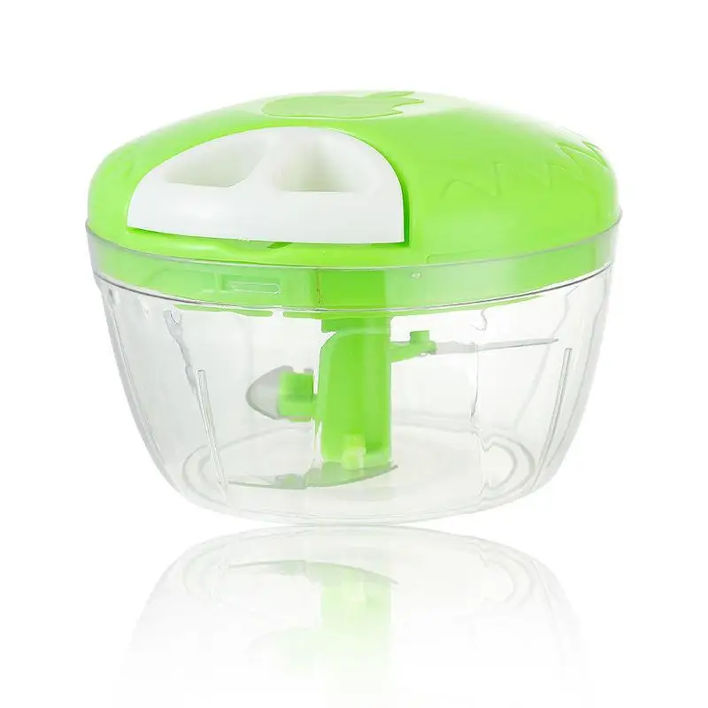 Kitchen Food Multifunction Mini Hand Pulling Vegetable Fruits Cutter Spin Chopper With Pull Handle