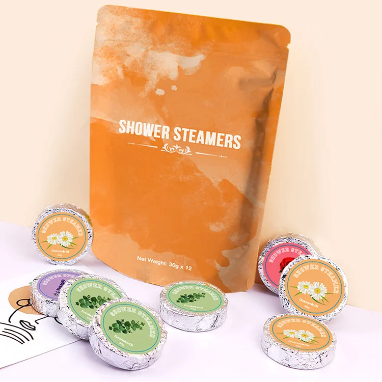 Wholesale Oem Organic Relax Shower Bombs 30g Bath Tablets Bloom Gift