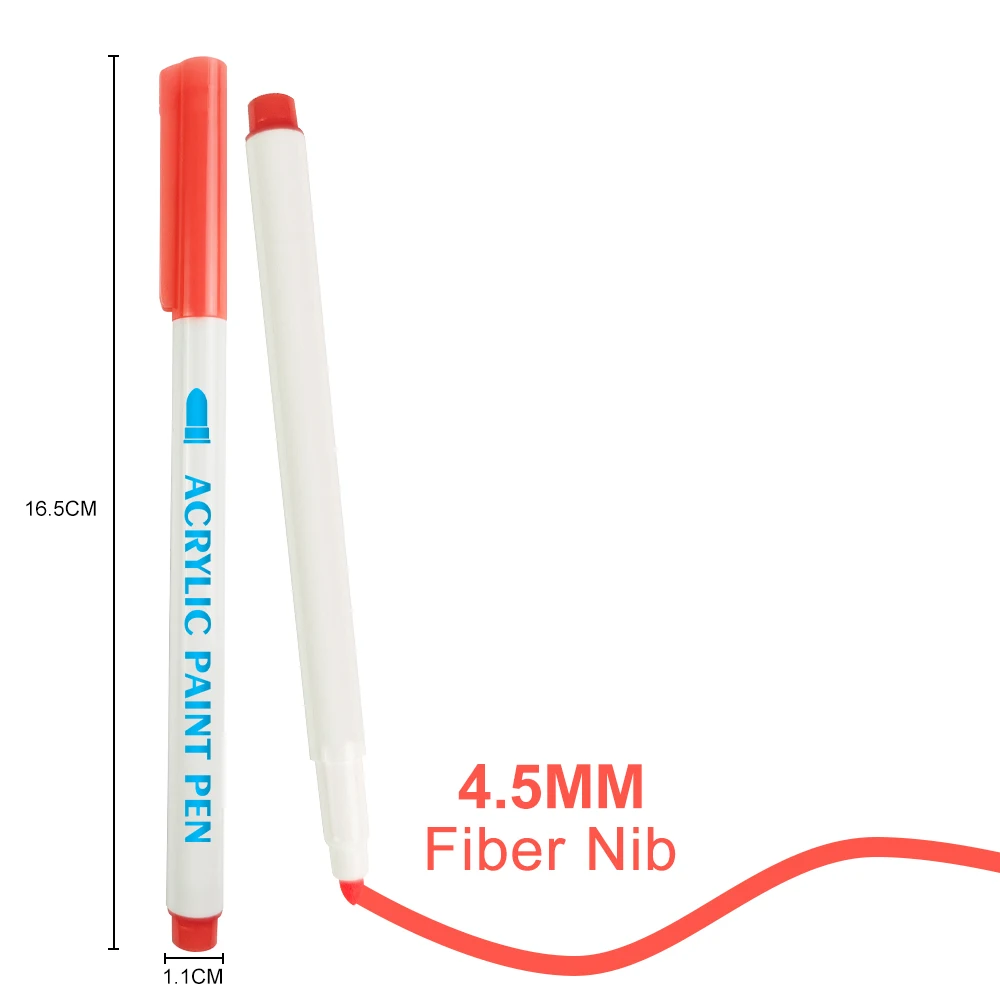 KHY 2023 USA Market Hot Sale Write Maker for Art Draw Car Toy Lettering Tip Eco Friendly Felt Children Color Acrylic Marker Pen