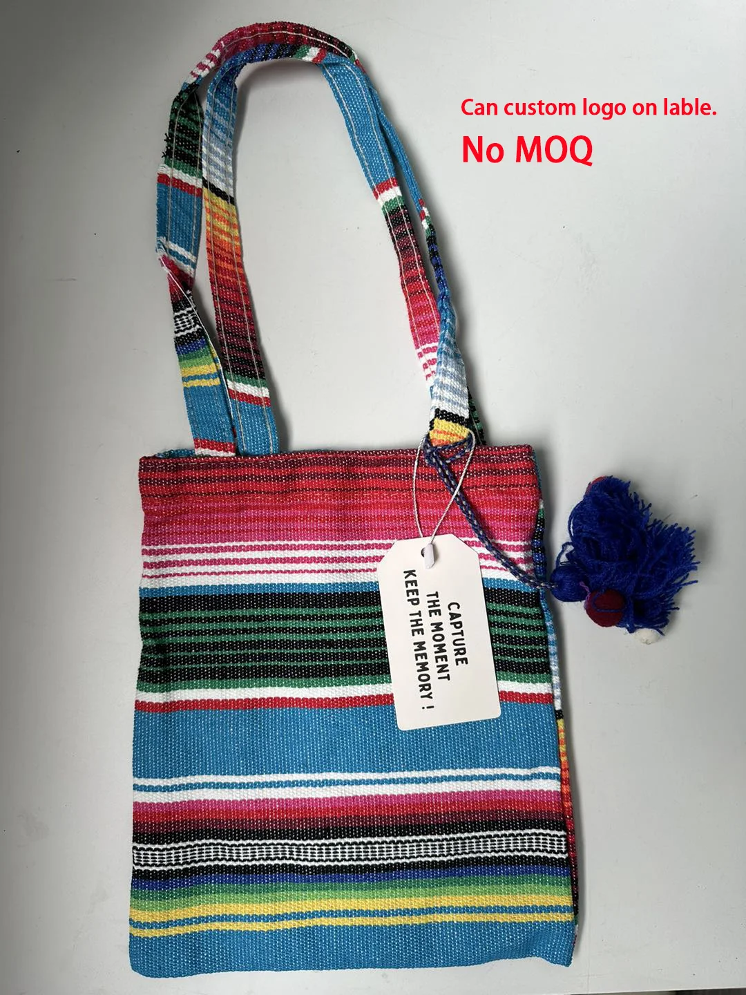 Bolsa de mano para decoración de Fiesta Mexicana, bolsa de 10x8