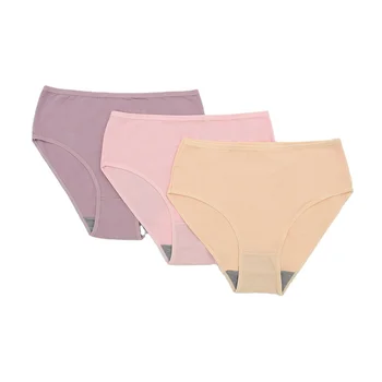 Colorful Custom Solid Color Women's Panties Breathable Plus Size Ladies Briefs Comfortable Hot Selling Underwear for Women