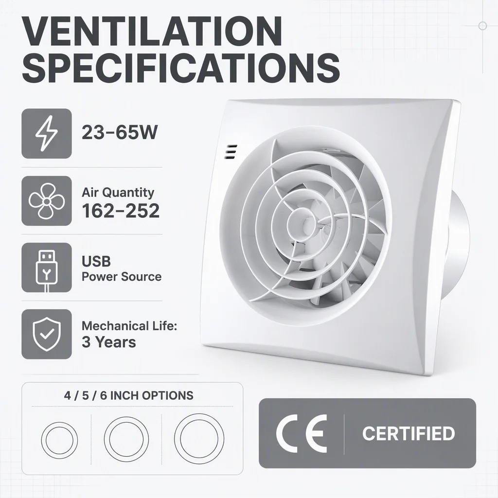 Axial Flow Fan, Battery, Plastic - detail 4