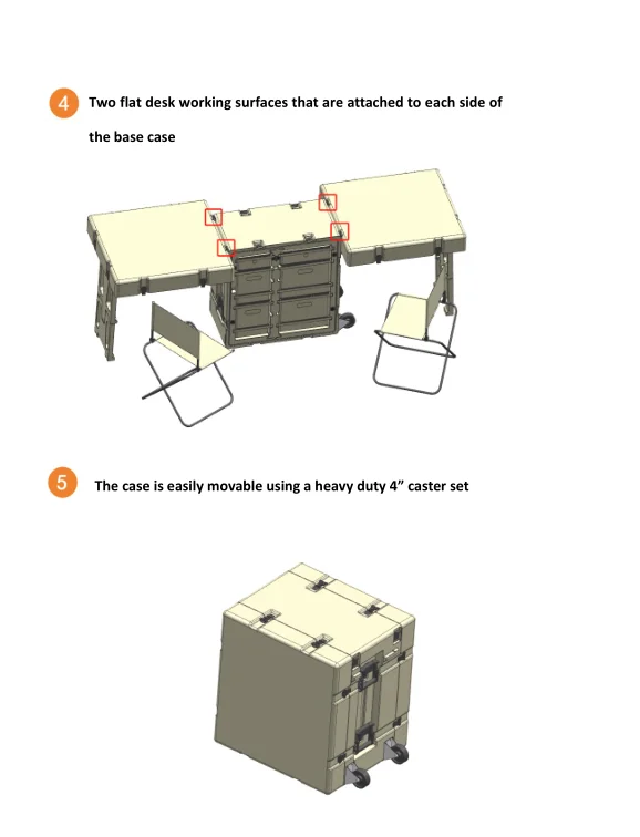 Plastic Command Table,Rotational Plastic Portable Command Table Plastic ...