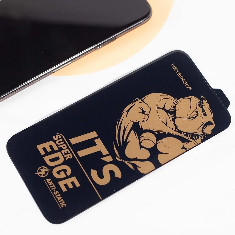 Heybingo Antistatic Dust Premium Mobile Phone Tempered Glass Screen