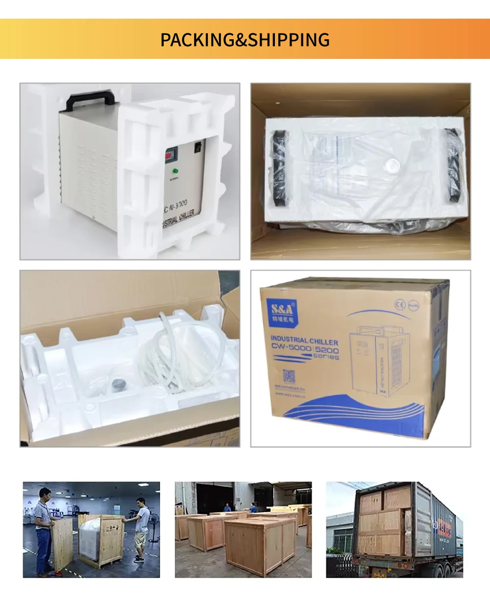 Industrial Water Cooled Chiller, Portable, CW-3000, CW-5000 - detail 46