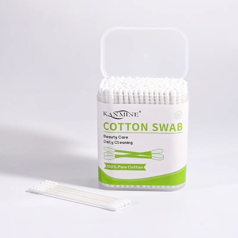 Hot Sale Round And Spiral Head Soft And Safety Cotton Buds Qtips Baby Q