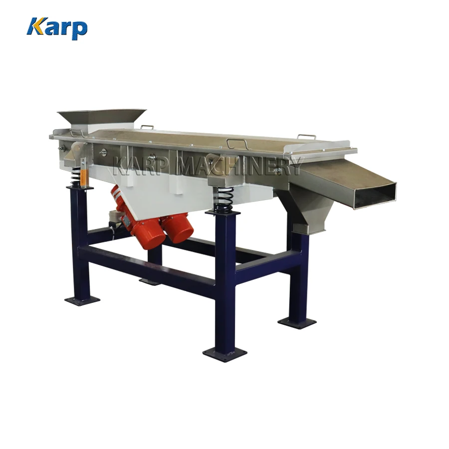 Stainless Steel Coffee Bean Rectangle Vibrating Screen Cocoa Beans Linear Vibration Sieve