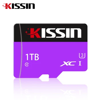 KISSIN High Speed Micro TF SD Card 128 GB 64GB 256GB Mini Memory Cards Class 10 U3 SD Card 32GB for Phone