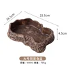 Grand bol d'eau pour reptiles-marron