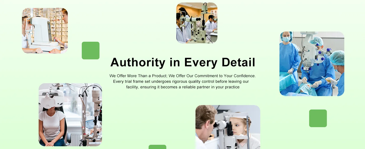 China Ophthalmic Universal Optometry Titanium Optical Trial Frame