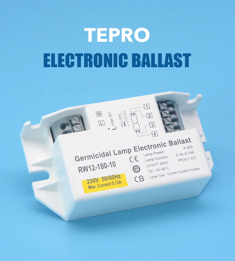 Rw1218010 High Quality 220 240v Electronic Ballasts T5 4w 6w 8w