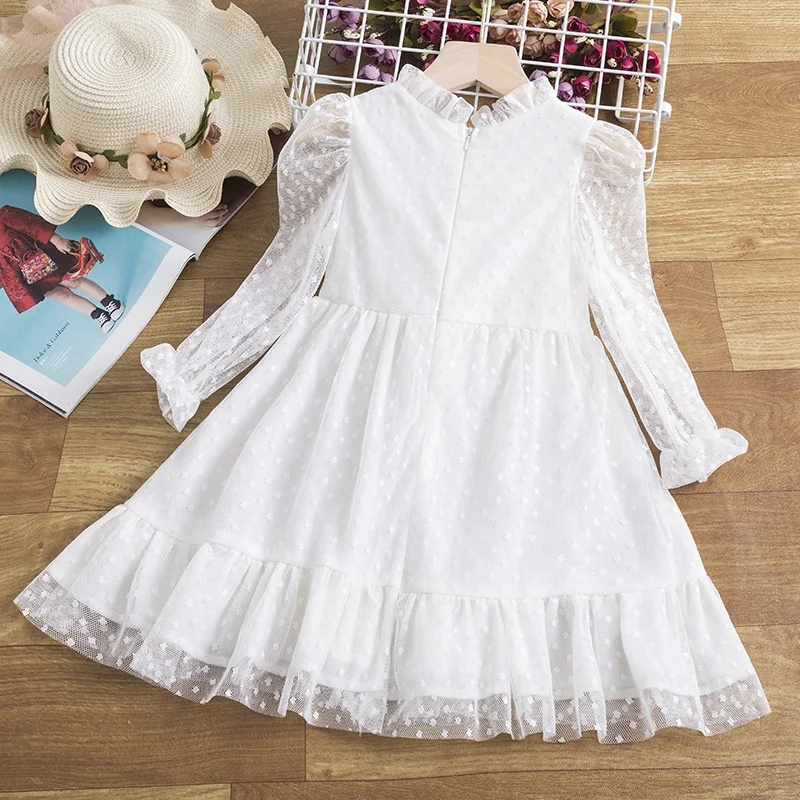 chinese dress ladies Bubbleroom occasion  High Neck Cotton Lace Dress  Christmas dresses   Black
