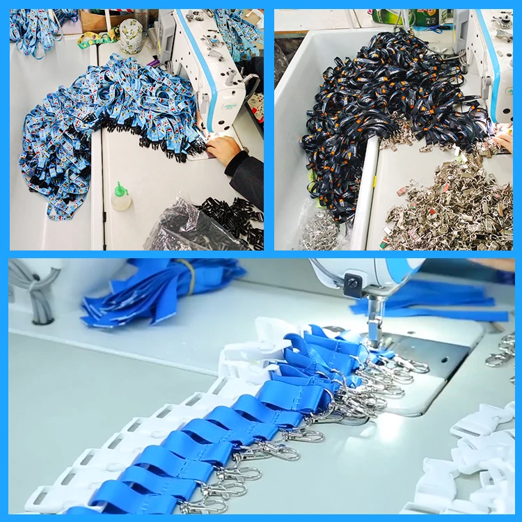Neck Lanyard Keychain with logo Custom Printing Dye Sublimations Jacquard Ribbon