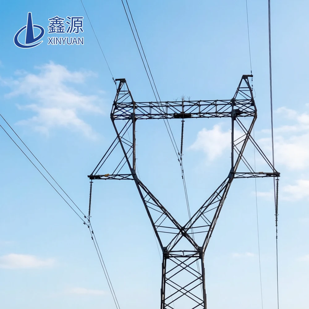 Factory Price  Steel Lattice Electric Power Tower 132KV Transmission Line Tower for Power Grid Transmission Line Construction