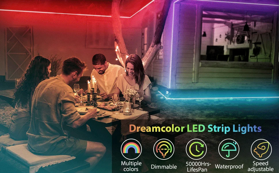 LED Flex Neon Rope Light RGB - Programmable & Waterproof