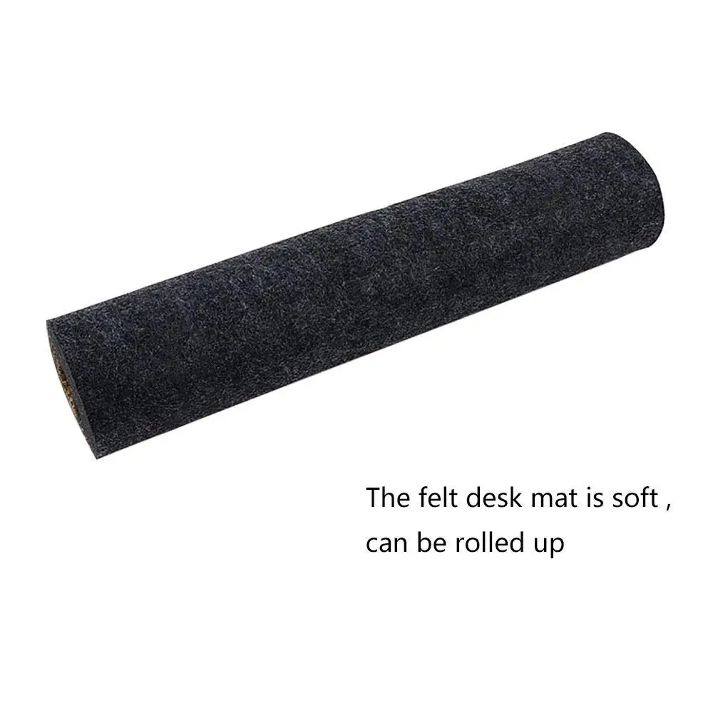 Extended Big Keyboard Mat Soft Felt Mouse Pad for Office and Home