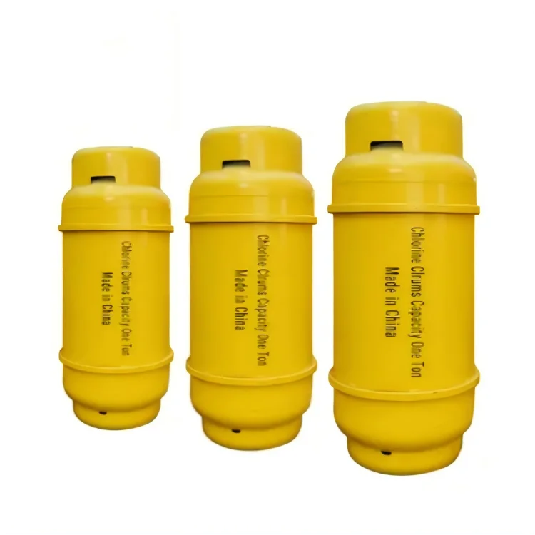 ISO Standard 800L Liquid Chlorine Cylinder 1000kg 1 Ton Cl2   Gas Drum for Water Treatment Seamless Welded Steel Gas Cylinder