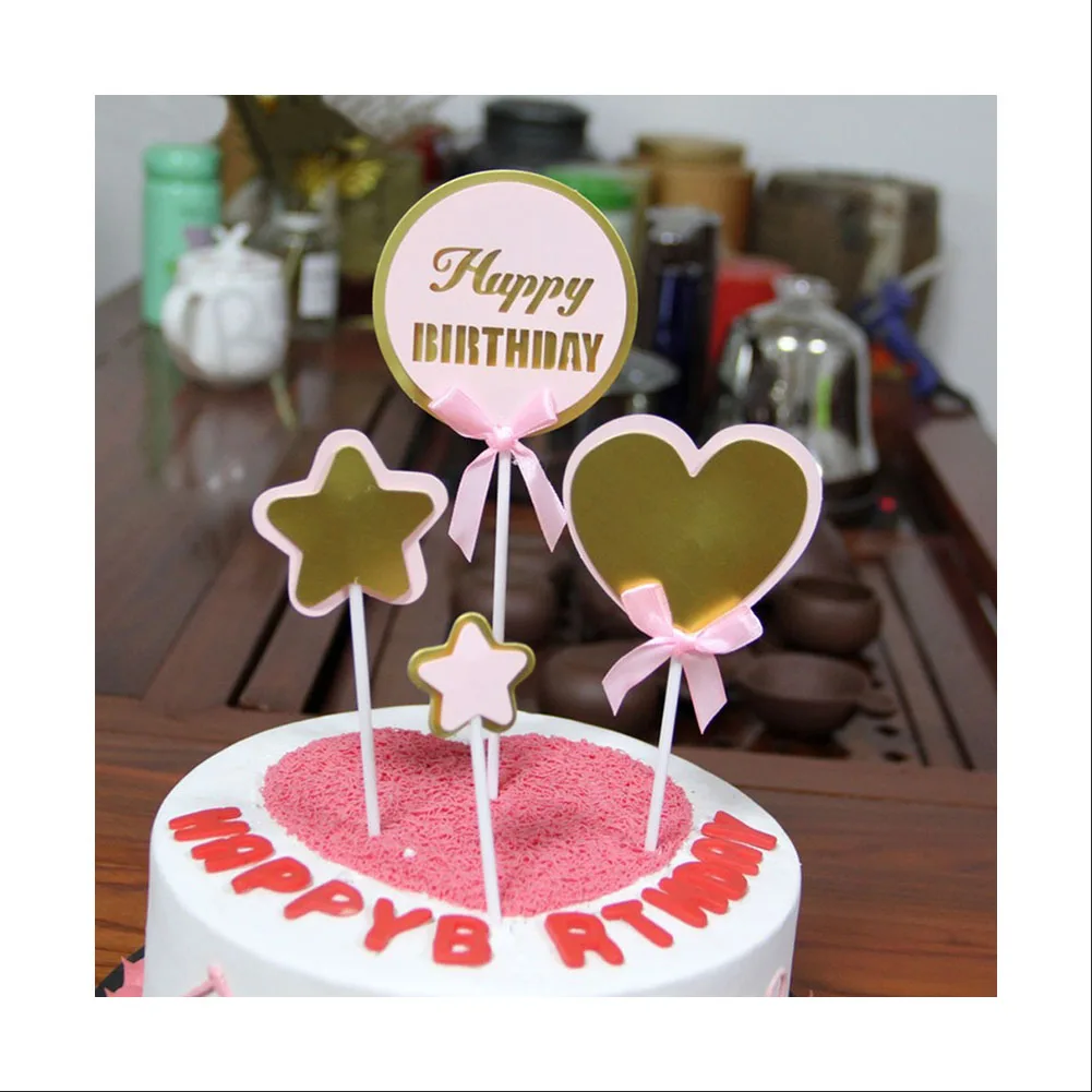 Nouveau Double Couche Rose Bleu Or Et Argent Amour Gateau D Anniversaire Carte Inseree Plug In Decorations De Fournitures De Fete Buy Articles De Fete Decorations Joyeux Anniversaire Gateau Decoration Gateau Decoration Carte D Insertion Product