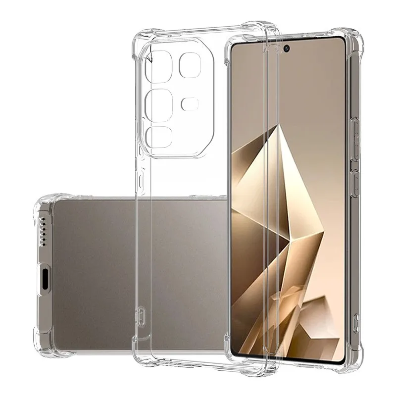 Wholesale Back Cover for Infinix Note 50 Pro 4G 50X Camon 40 Smart Spark  20C Hot 20 Play Transparent Shockproof Phone Case